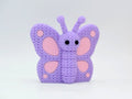 Purple Knitted Butterfly