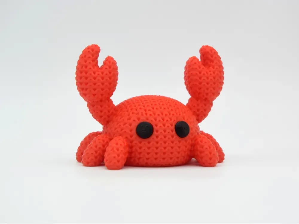 Knitted Crab